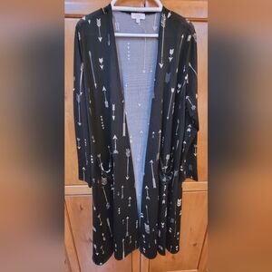 NWOT | LuLaRoe Sarah Cardigan Duster Arrow Print